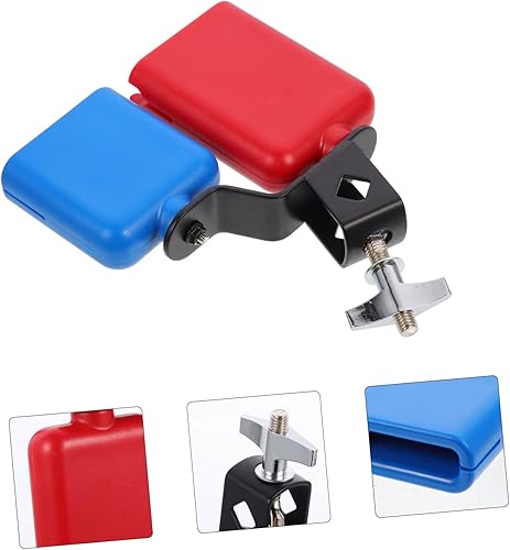 Miniatura 3 de FAVOMOTO Juego de batería Cencerro de plástico Reproducciones musicales Accesorios de música Cencerro para batería Cencerro Instrumento de percusión