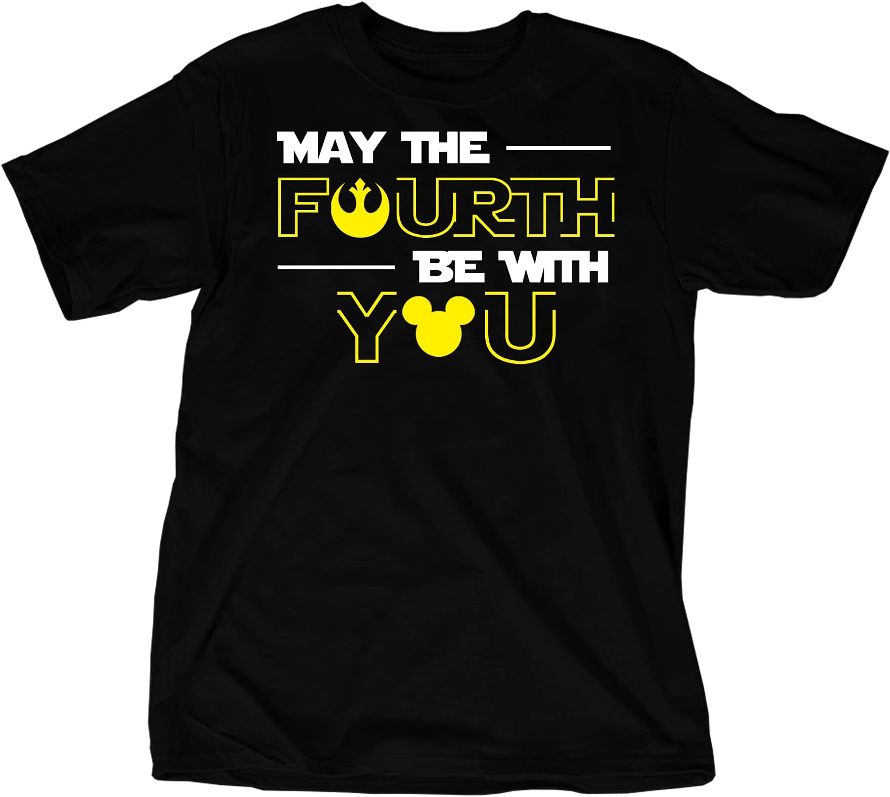 May the Fourth Be With You - Star Wars Day on May 4th - Adult T-Shirt