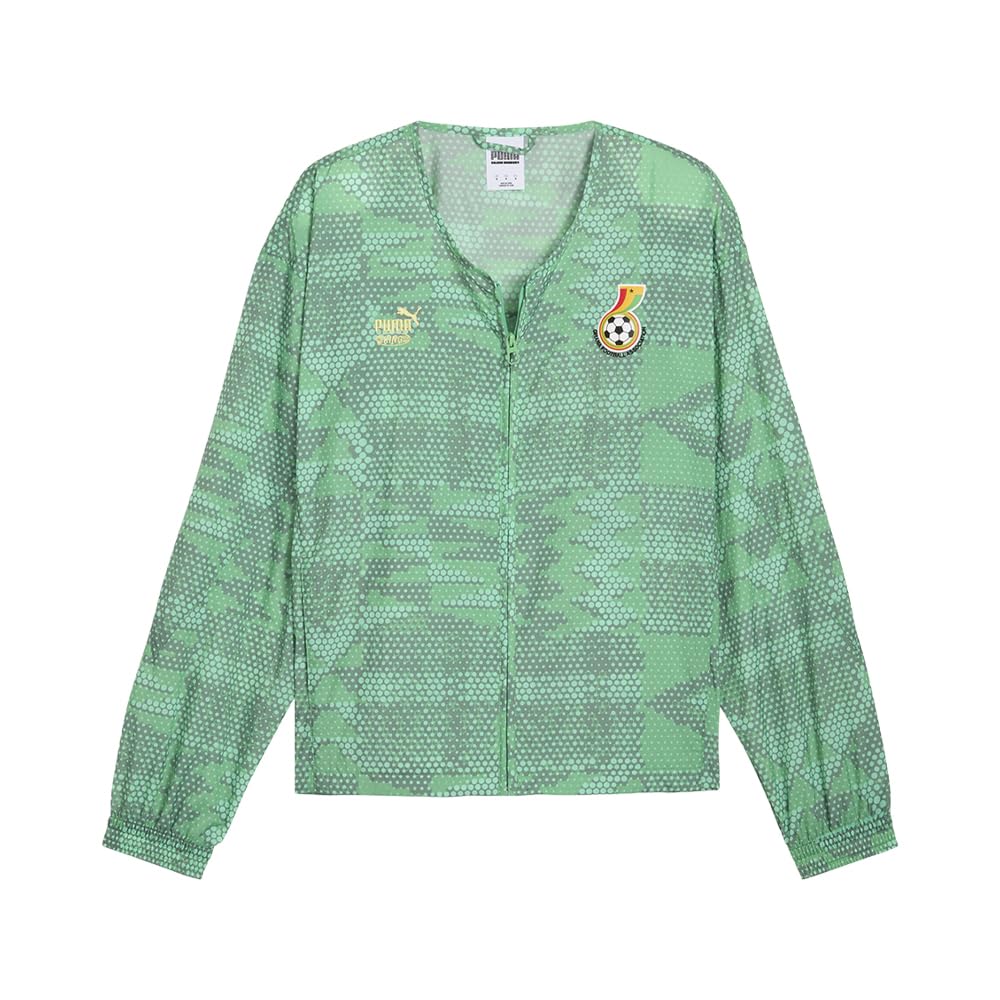 Mens X Ghana X Salehe Bembury King Athletic Outerwear Casual - Green
