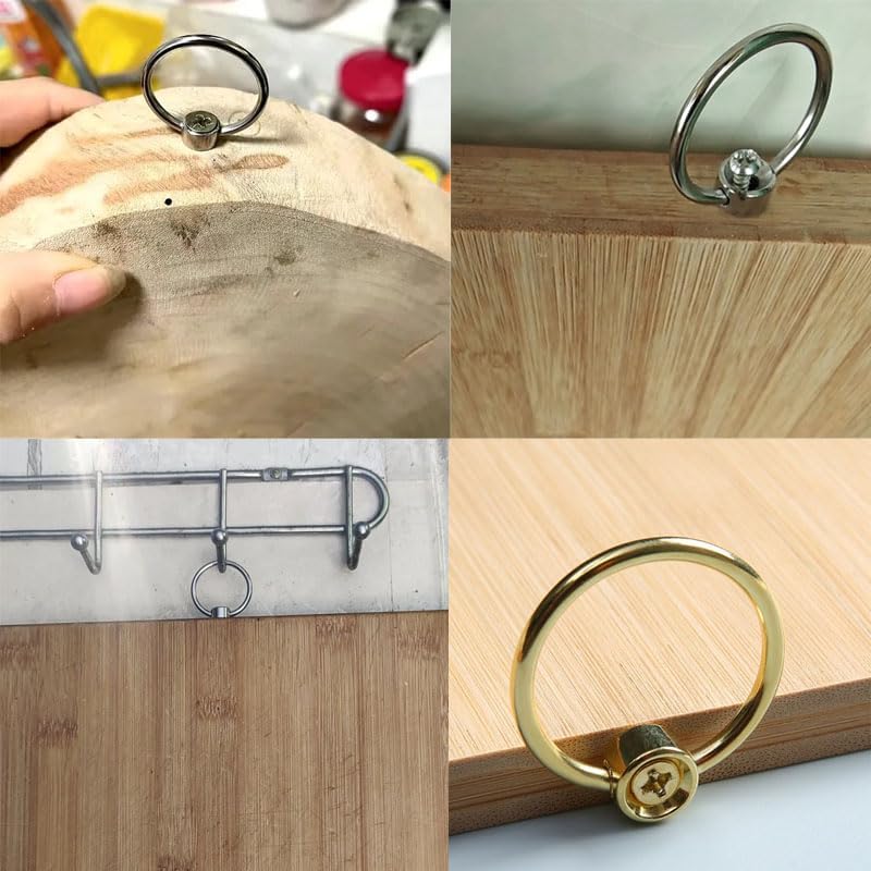 Pack de 10 aros colgantes para tabla de cortar miniatura 7