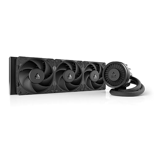ARCTIC Liquid Freezer III Pro 360 - AIO CPU Cooler, 3 x 120 mm Water Cooling, 38 mm Radiator, PWM Pump, VRM Fan, AMD AM5/AM4, Intel LGA1851/1700 Contact Frame - Black - ACFRE00180A