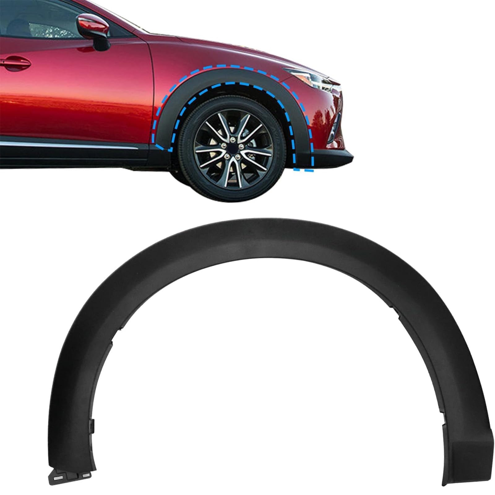 Sekeseauto Fender Trim, Compatible with Mazda CX-3 2016-2022 2.0L