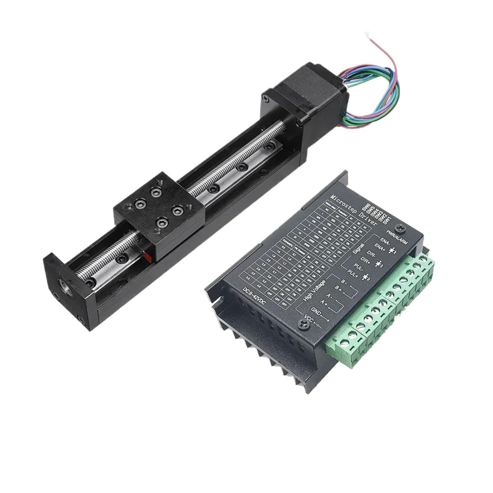 Etapa deslizante tipo T de 50-300 mm con motor Nema11 for CNC/3D
