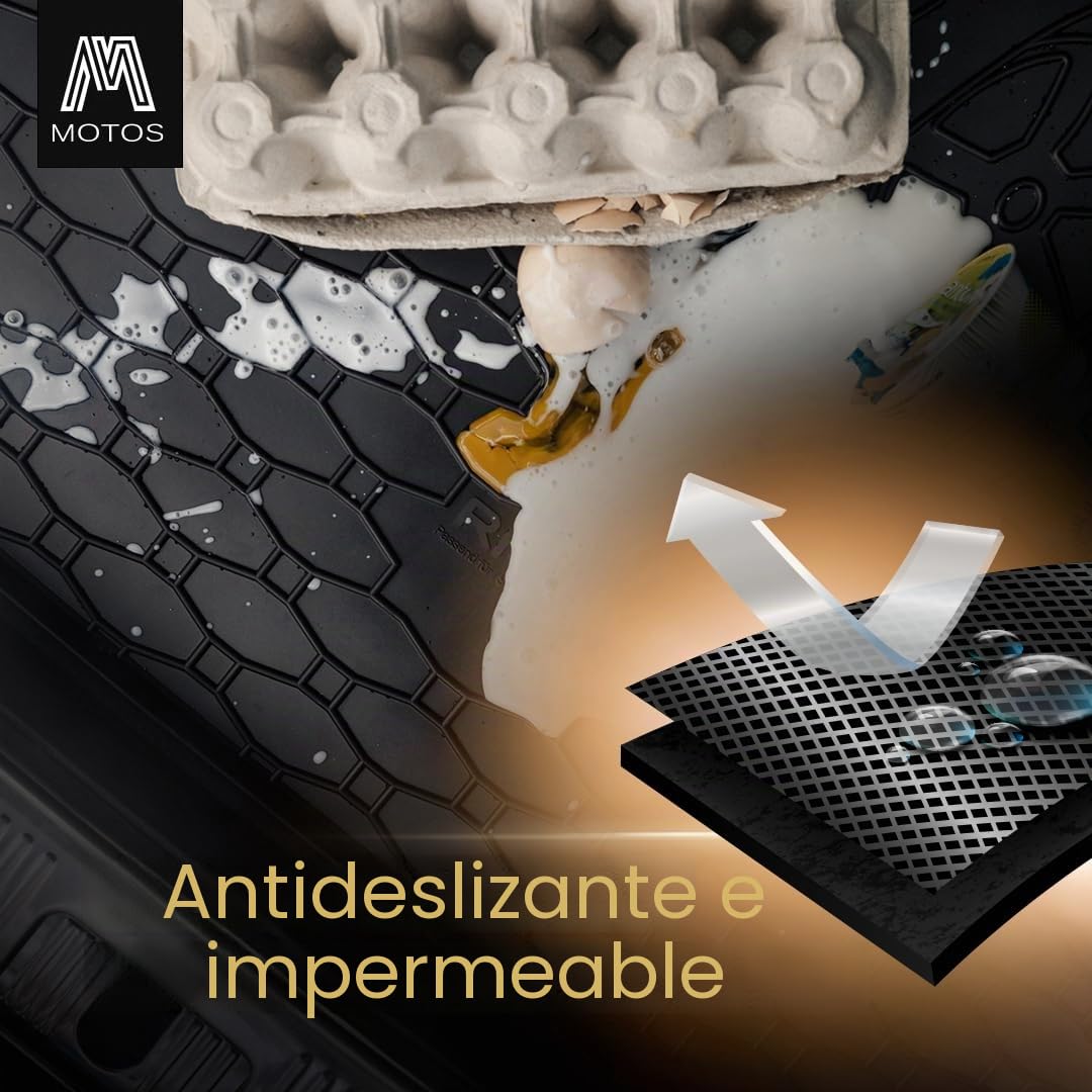 Alfombrilla de Goma para Maletero Apta para Hyundai Tucson IV 2021-, HEV IV 2021-, MHEV IV 2021- Mejore su Comodidad de Viaje con Coche Antideslizante Estera