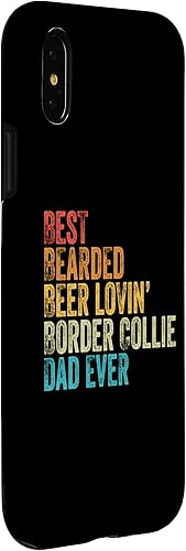 Miniatura 3 de iPhone XXS Best Bearded Beer Lovin Border Collie Dad Dog Owner Lover Case