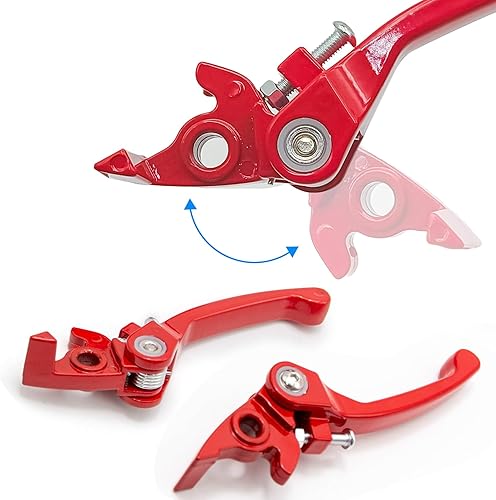 Miniatura 6 de Palanca de freno de embrague plegable 78 con cable de embrague de repuesto para 110125140150cc SSR125 RFZ YZ Ruckus TaoTao DB1727 Apollo DBX151819