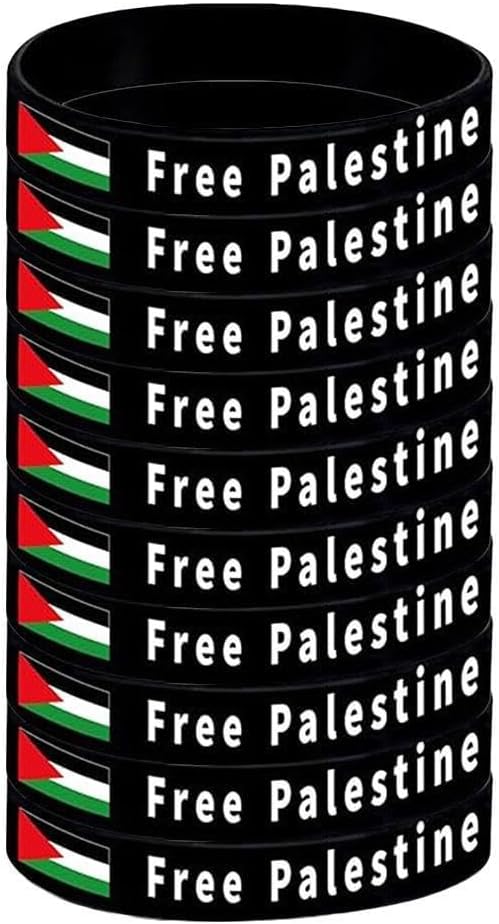 Free Palestine Flag Bracelet, Silicone Bracelets For Palestine, Palestine Wristband Save Bracelets, Silicone Wrist Band Gaza