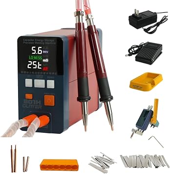 Portable Welding Machine,801H Cordless Spot Welder,Pulse Spot Welder,Lithium Battery DIY Hand Welding Pen 110V,Lithium Batteries Soldering Machine