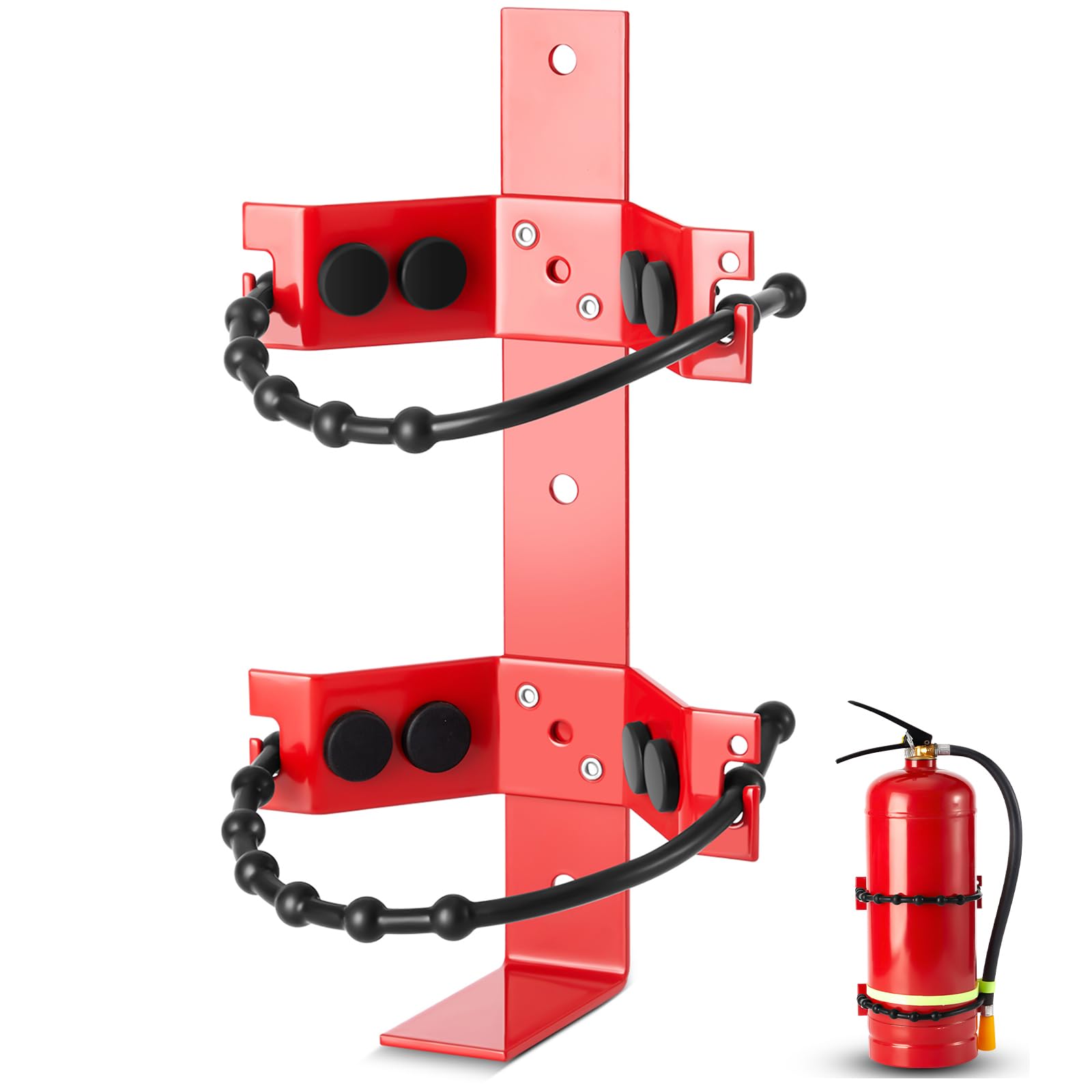 RattanView 1 Pcs Fire Extinguisher Bracket, 10 Lb, Red