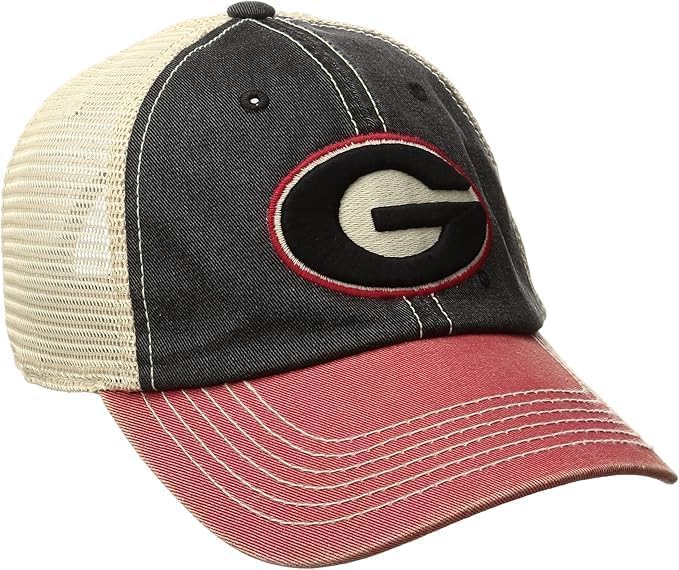 Collegiate Mesh Offroad Adjustable Hats (US Alpha One Size Georgia)