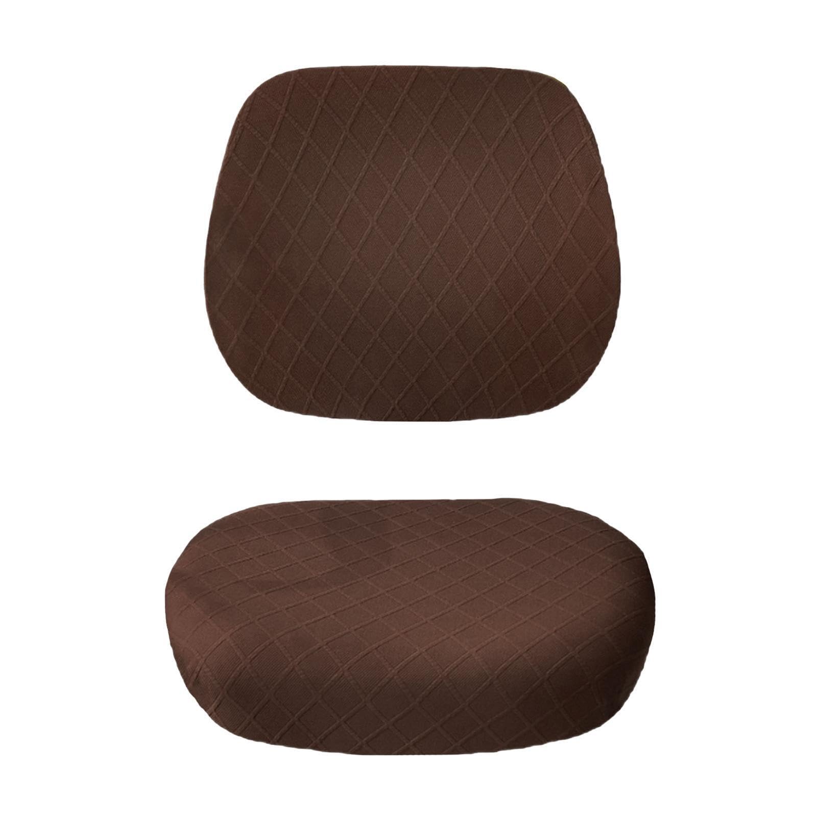 Amslsiu Coffee Charming Desk Chair Slipcovers Affordable Solution Offering Comfortable While Giving Fresh Look To Office Chairs Desk Chair Seat Cover Office Cushion,