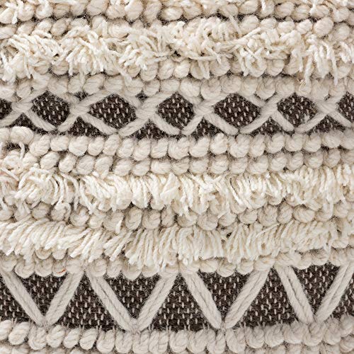 Baxton Studio Ottomans, One Size, Beige/Brown #TOP4