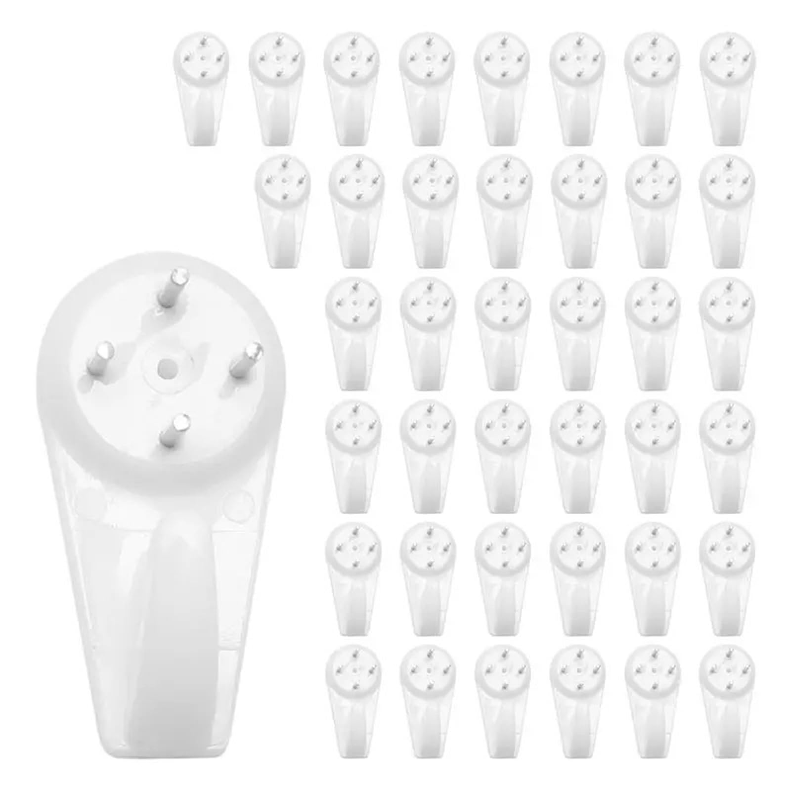 Picture Rail Hooks No Damage Hook Hanging Nail No Trace Wall Hooks No No Drilling Required Set of 200-Tools for Pictures Frames Gallery Pictures Billboards