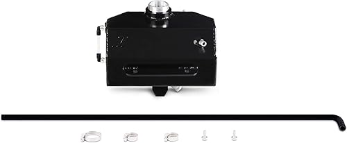 Mishimoto MMRT-MUS-15EBK Depósito de expansión compatible con Ford Mustang EcoBoost V6 V8 2015-2018 negro