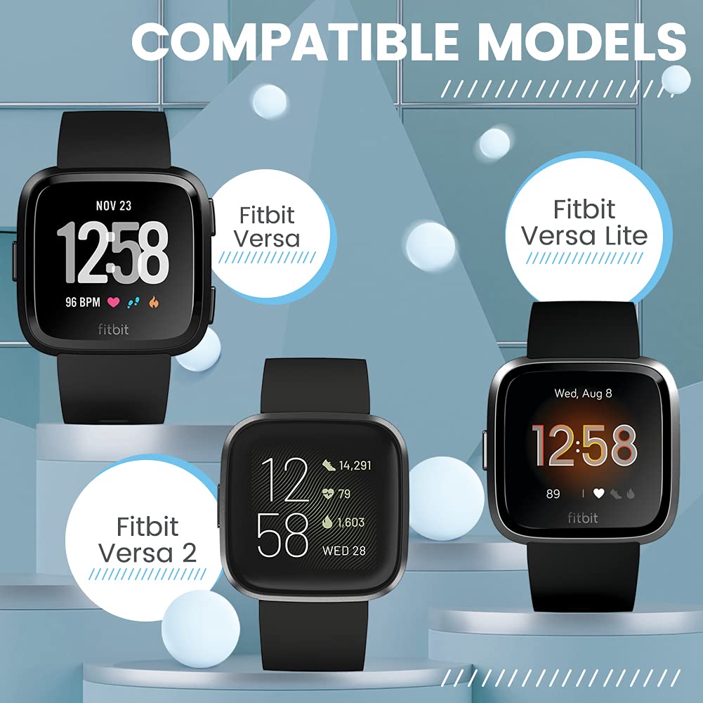 KIBDSNG Nylon Strap Compatible with Fitbit Versa 2 Strap/Versa Lite/SE/Versa Strap - Image 3