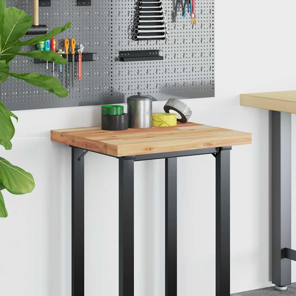 Blat biurka z litego drewna akacjowego z powłoką olejową 100 x 50 x 4 cm, prostokątny, wytrzymały, wszechstronny, do domu, biura, gabinetu, jako półka lub nakładka