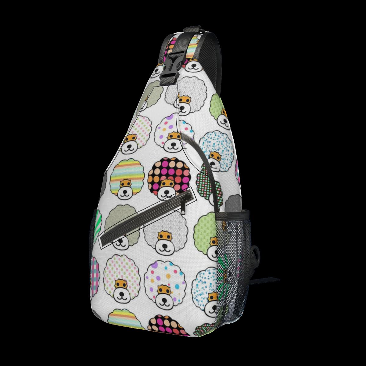 Amazon.co.jp: アフロ犬 ジムサック (3) ボディバッグ ワンショルダー