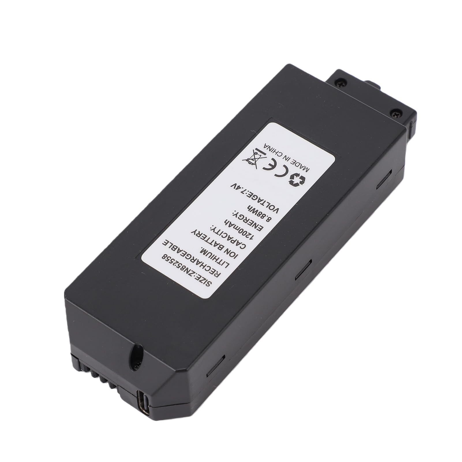 Alomejor Hélicoptère RC Batterie, 7.4V 1200mAh pour RC Era C190 (3 pièces)
