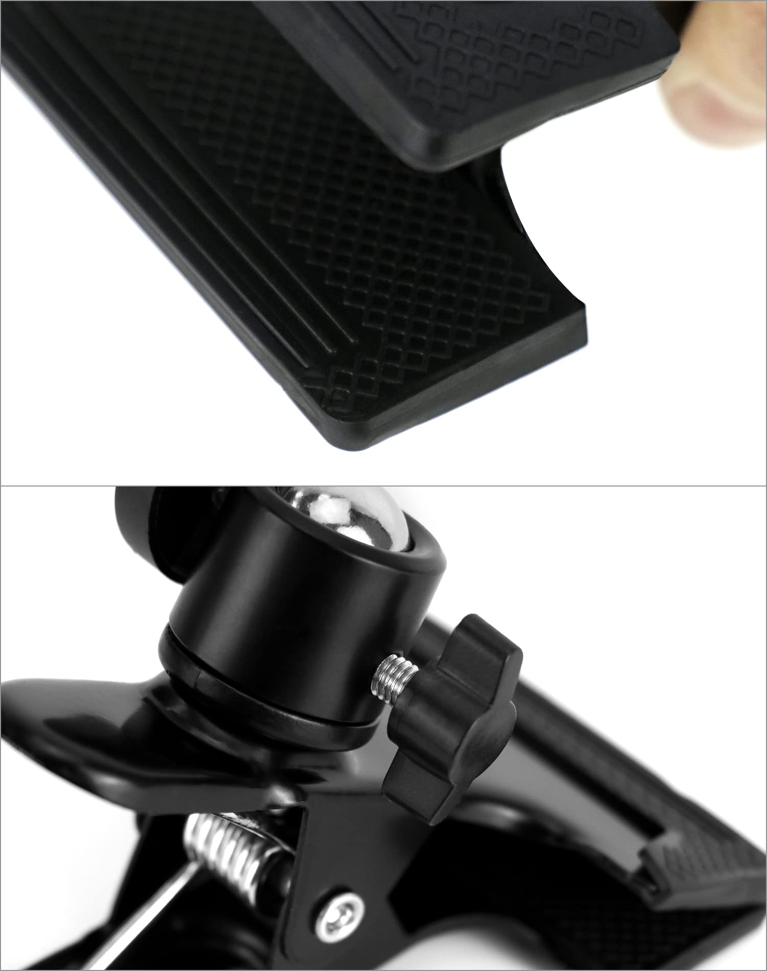 Pince Support Flash 360° - Support Métal Avec Rotule Pour Appareil Photo Et Téléphone - Idéal Pour Prise De Vue Extérieure