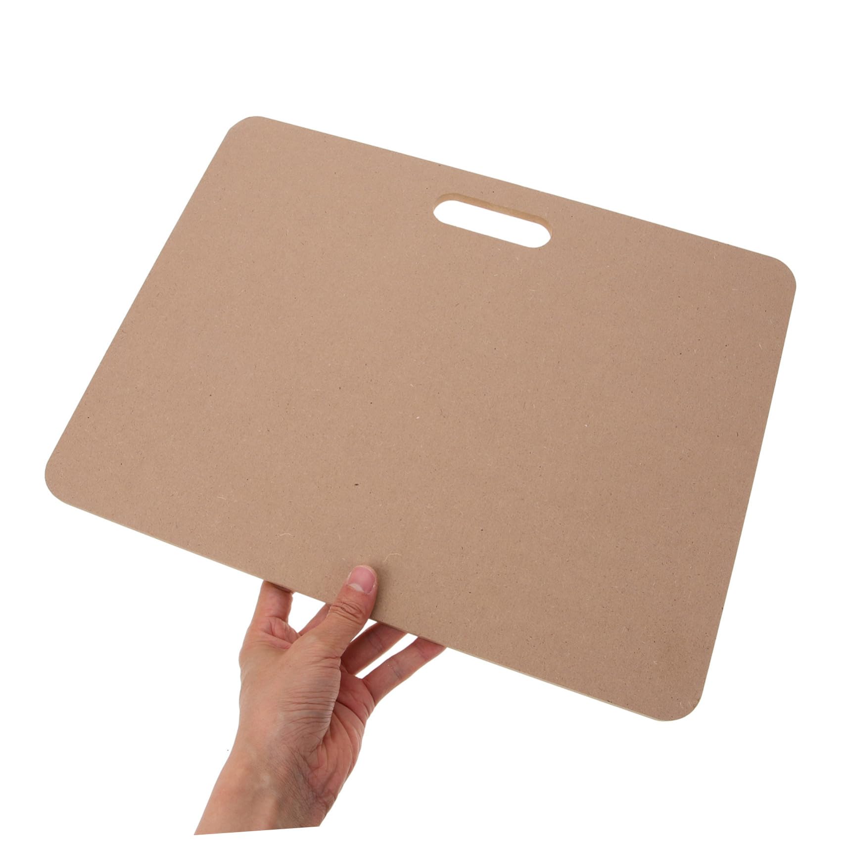 Homoyoyo Planche à Modeler Argile avec Poignée Surface Antiadhésive Bois Plateau de Séchage Réversible pour Poterie et Modelage Main
