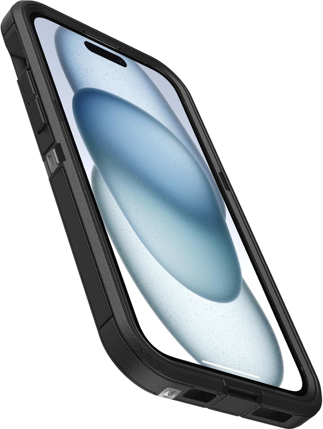 OtterBox Funda Transparente para iPhone 15 Plus y iPhone 14 Plus Defender Series XT, Lado Oscuro (Negro/Transparente), sin Pantalla, Resistente, se Ajusta a MagSafe, Accesorio de cordón