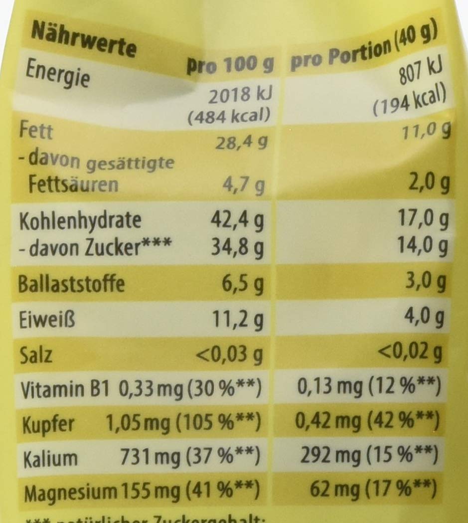 Reformhaus Studentenfutter Bio, 6er Pack (6 x 200 g)