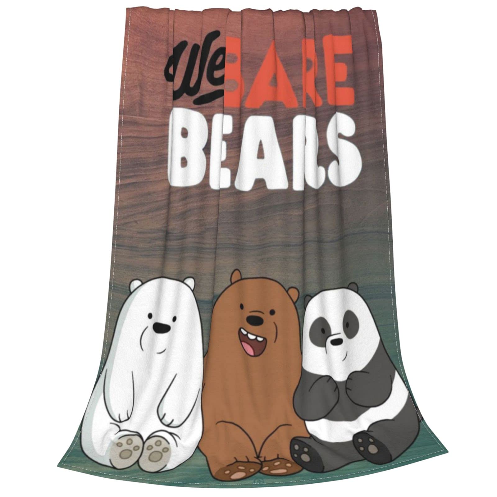 weBareBears Blanket Anime Blankets Cartoon Characters Soft Plush