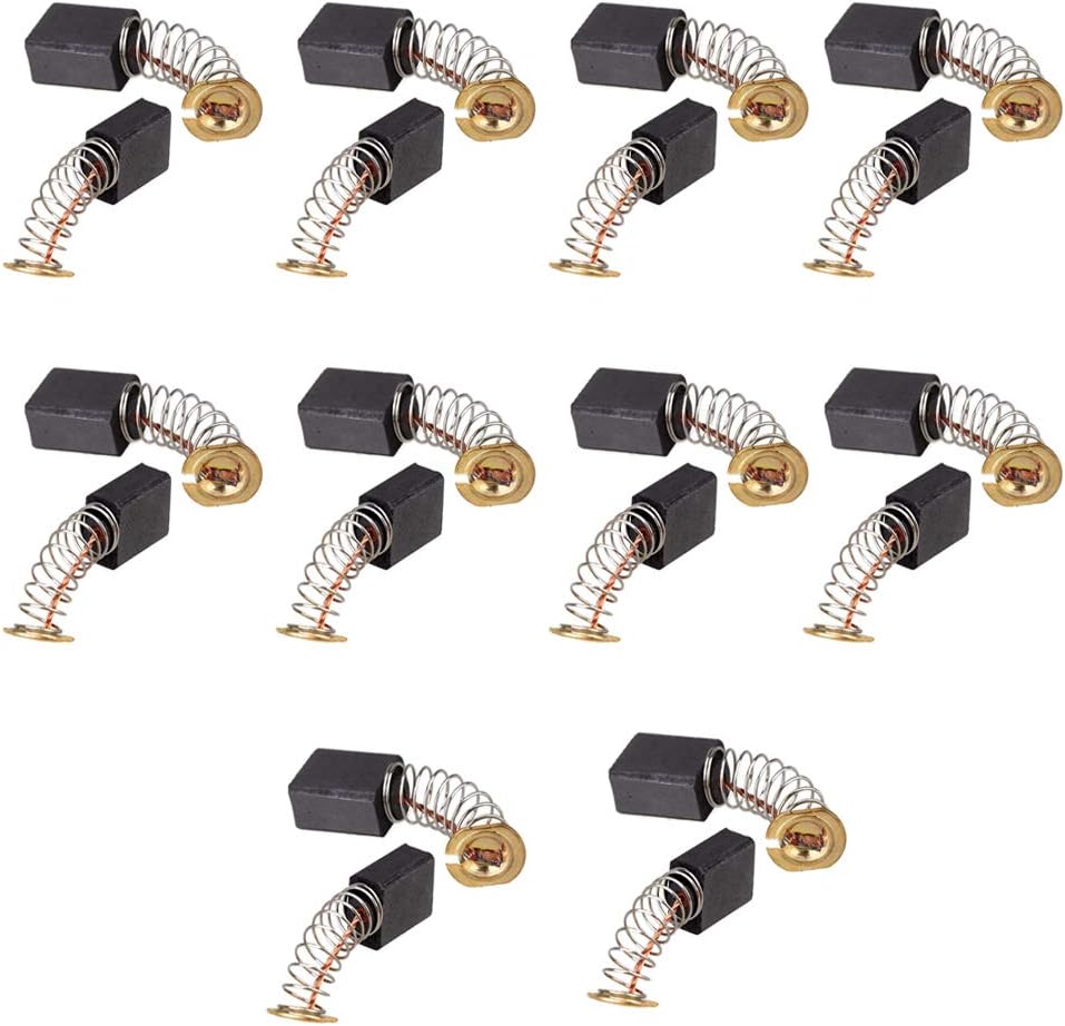 30Pcs 10 Sizes Electric Motor Carbon Brushes Replacement