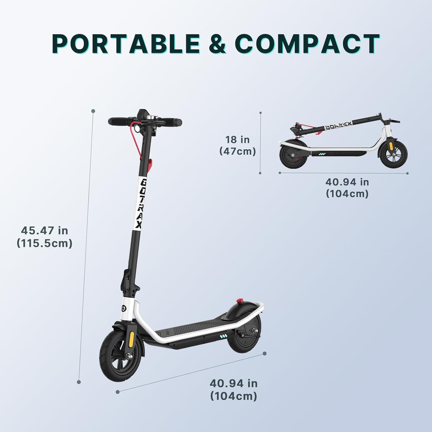 Gotrax Electric Scooter for Adults, Max 12 Mile Range & 15.5Mph by 250W Motor, 8.5" Front Air & Rear Solid Tires, Max Load 220lbs & Big Display with Cruise Control, Foldable EScooter EABS & Drum Brake