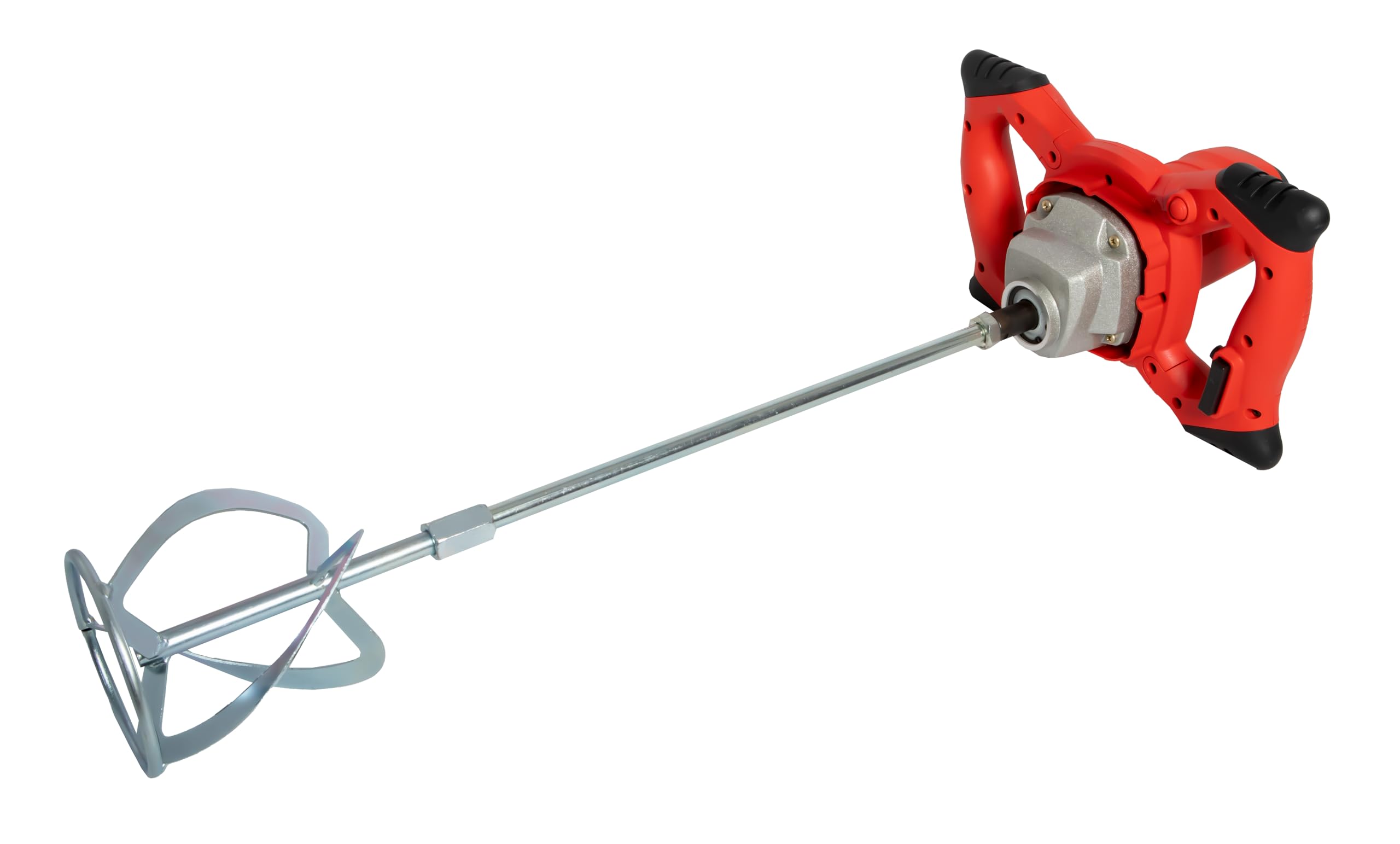 Mezcladora de mortero Hormigonera cemento Batidora de pintura Doble empuñadura ergonómica 220V
