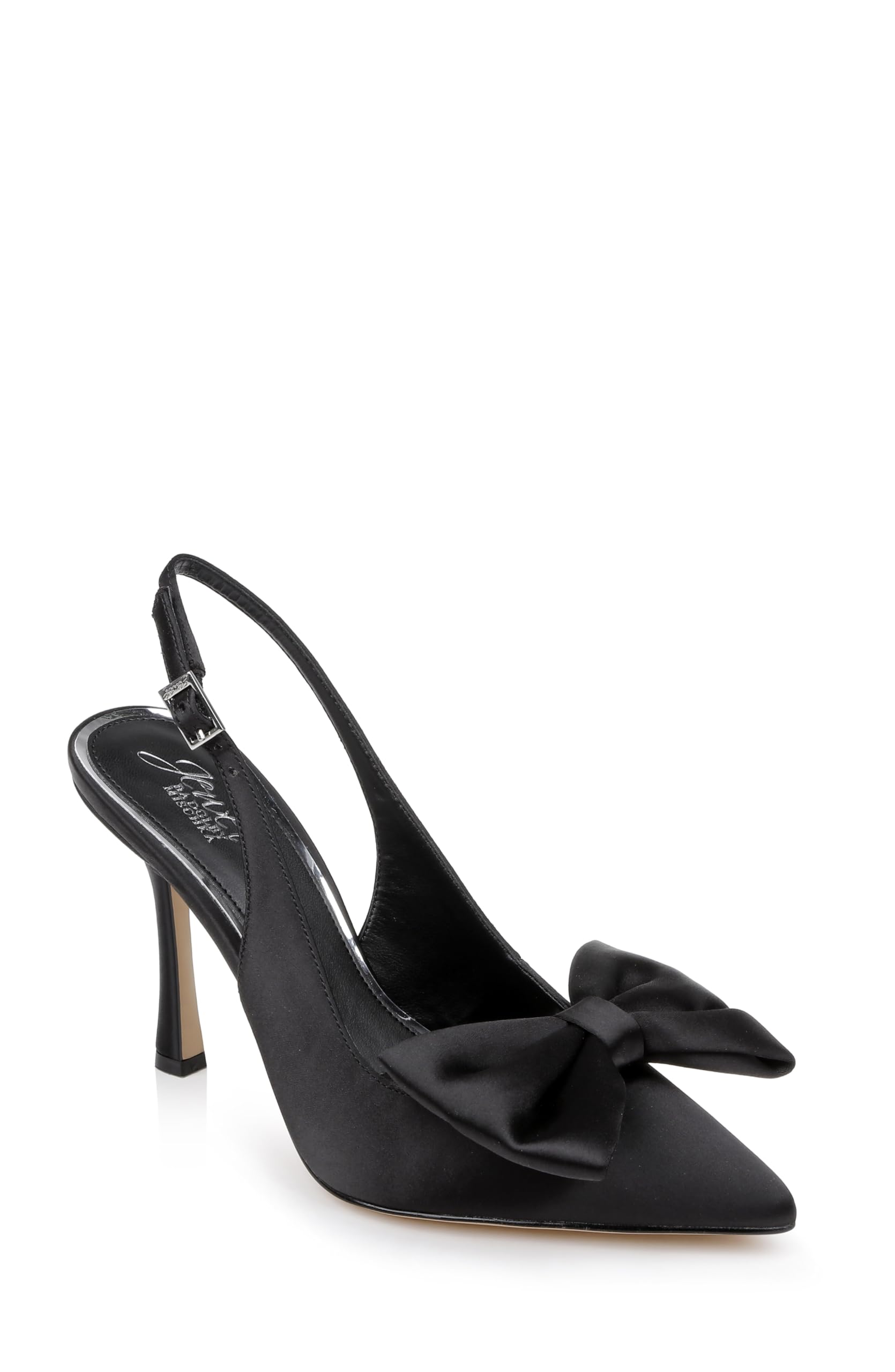 Jewel Badgley Mischka Kourtnay Stiletto Slingback with Large Bow