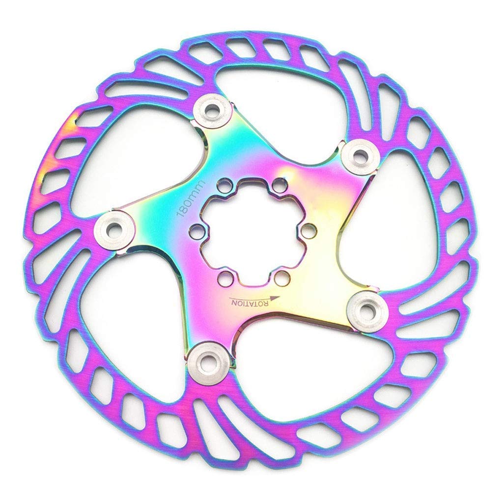 Rotor de vélo de Frein à Disque Flottant 180mm / 203mm avec 6 boulons - coloré