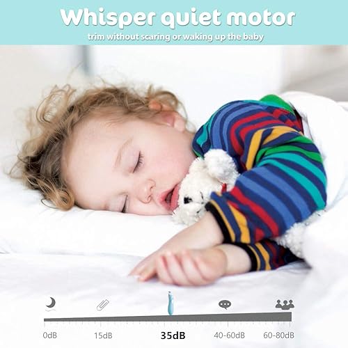 Miniatura 4 de Cortadora de uñas eléctrica para bebés lima de uñas para bebés kit de molinillo de uñas seguro para recién nacidos y niños pequeños o adultos