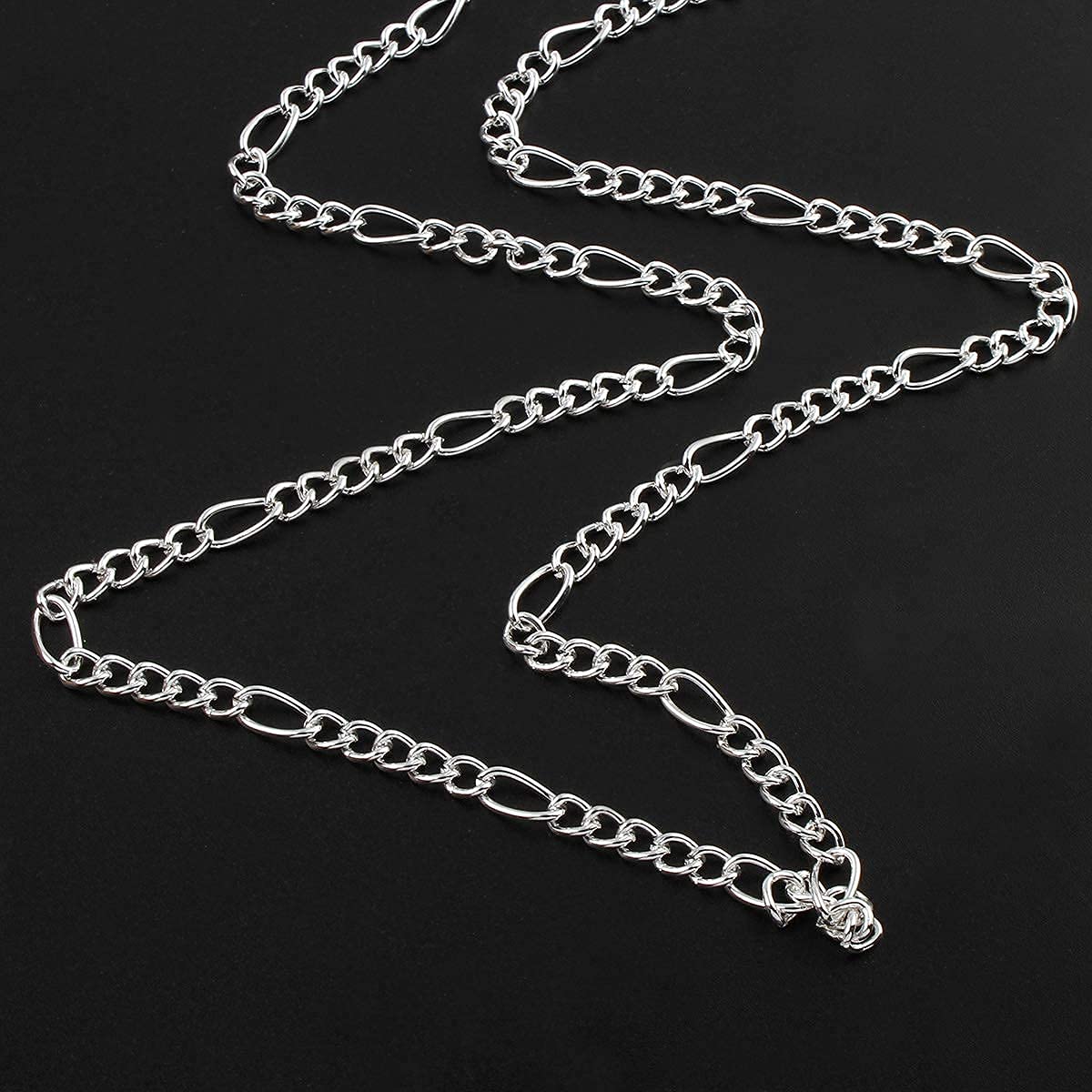 Catena A Maglie Perlin 3 Metri - Argento, 4mm, Per Gioielli Fai Da Te, Collane E Bracciali - Foto 10