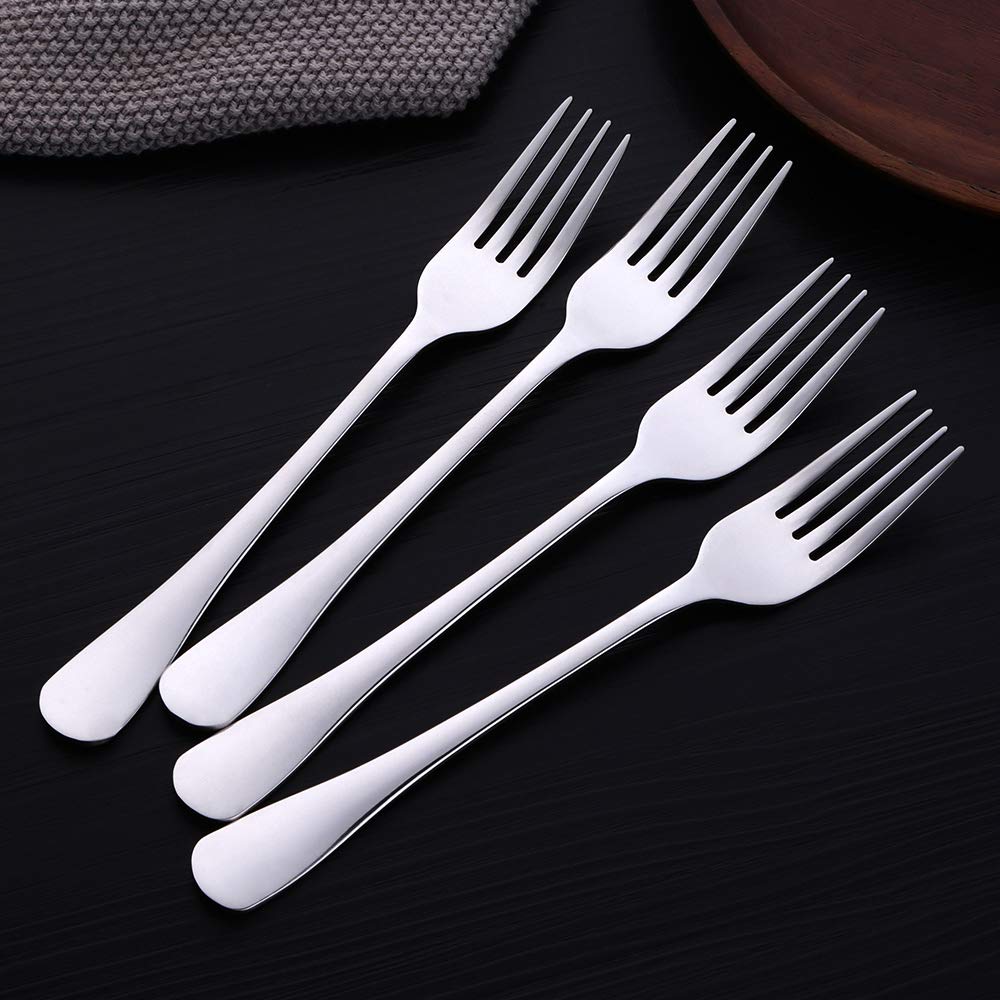 SUNSENGEUR Dessert Forks Set of 12, Stainless Steel Salad Forks Fruit Forks - Image 4