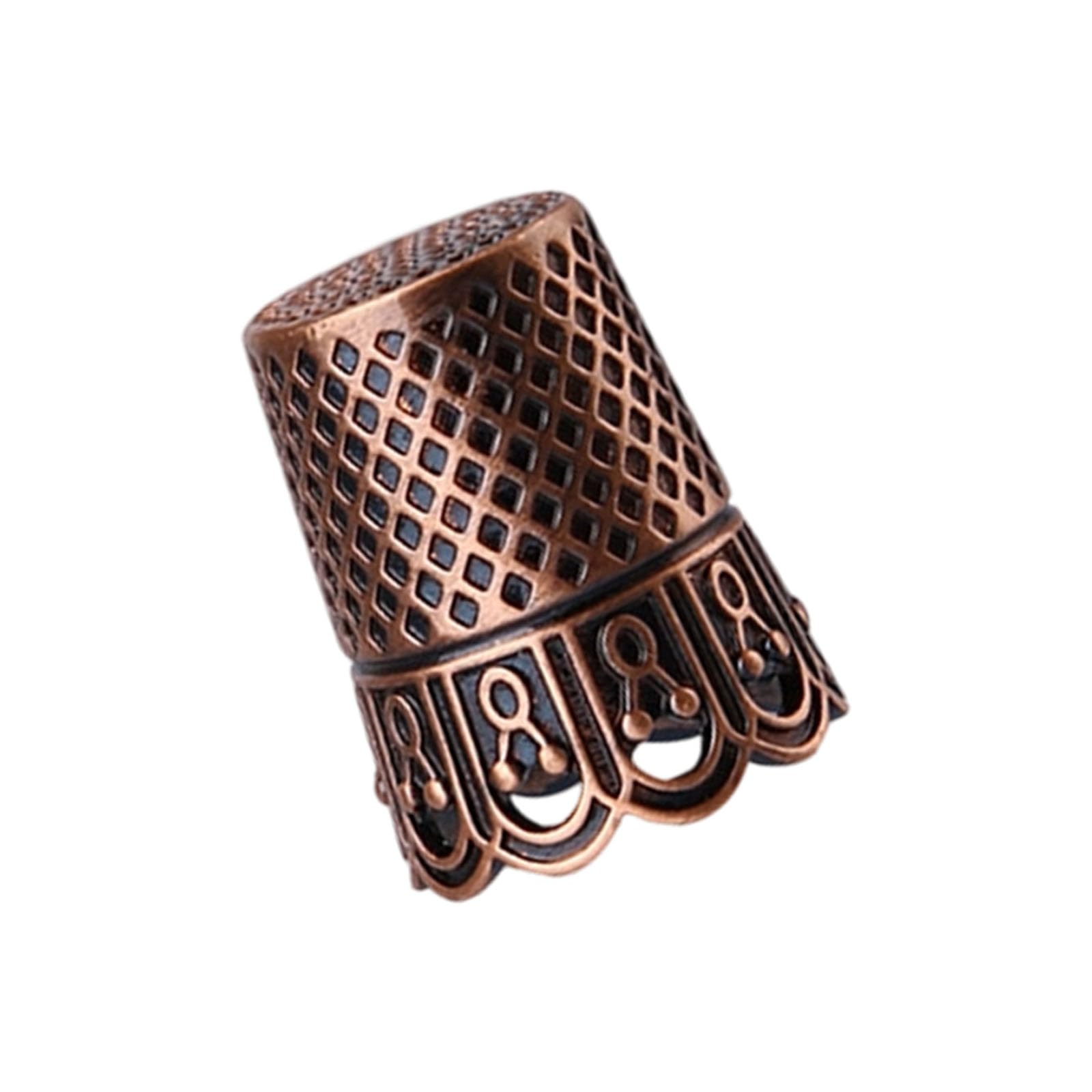 Mekalero Alloy Thimble Awl and Needle Container Essential Sewing Equipment Professional Dressmaking Equipment