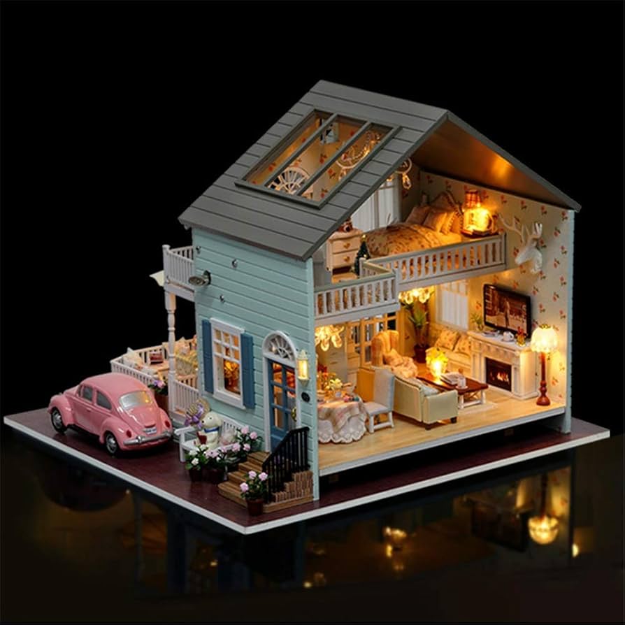 Xマス lemax ミュージカル・ホール 合唱つき ライトハウス ミニチュア Amazon.co.jp: DIYミニチュアドールハウス DIY木製ミニチュア