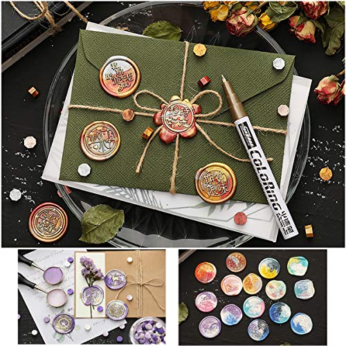 Yueser 400 Pezzi Sigillo Perline di Cera Cera