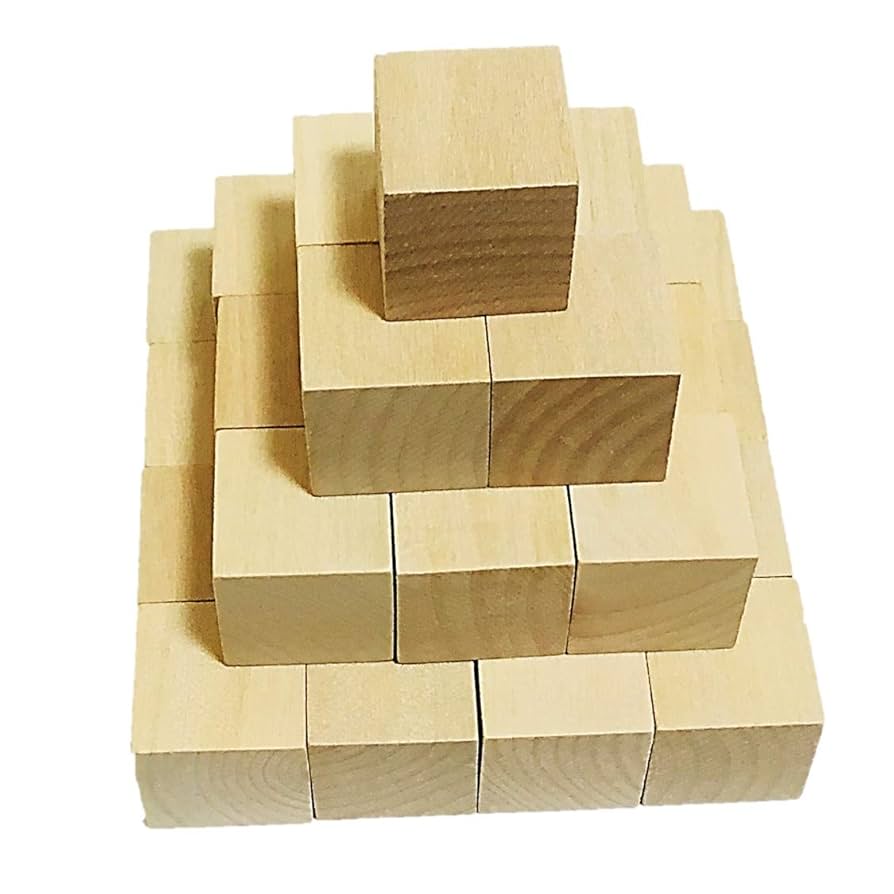 BørneLund 木製ブロック 知育玩具　積み木 BorneLund ボーネルンド 積み木 木製 ブロック 知育玩具 木箱 M