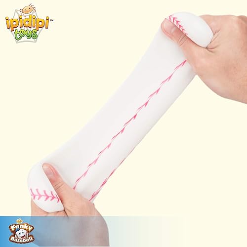 Miniatura 2 de Pelotas de béisbol Splat 'N' Stick paquete de 3 juguetes sensoriales, rellenos de calcetines, bolas de estrés moldeables, liberación de ansiedad