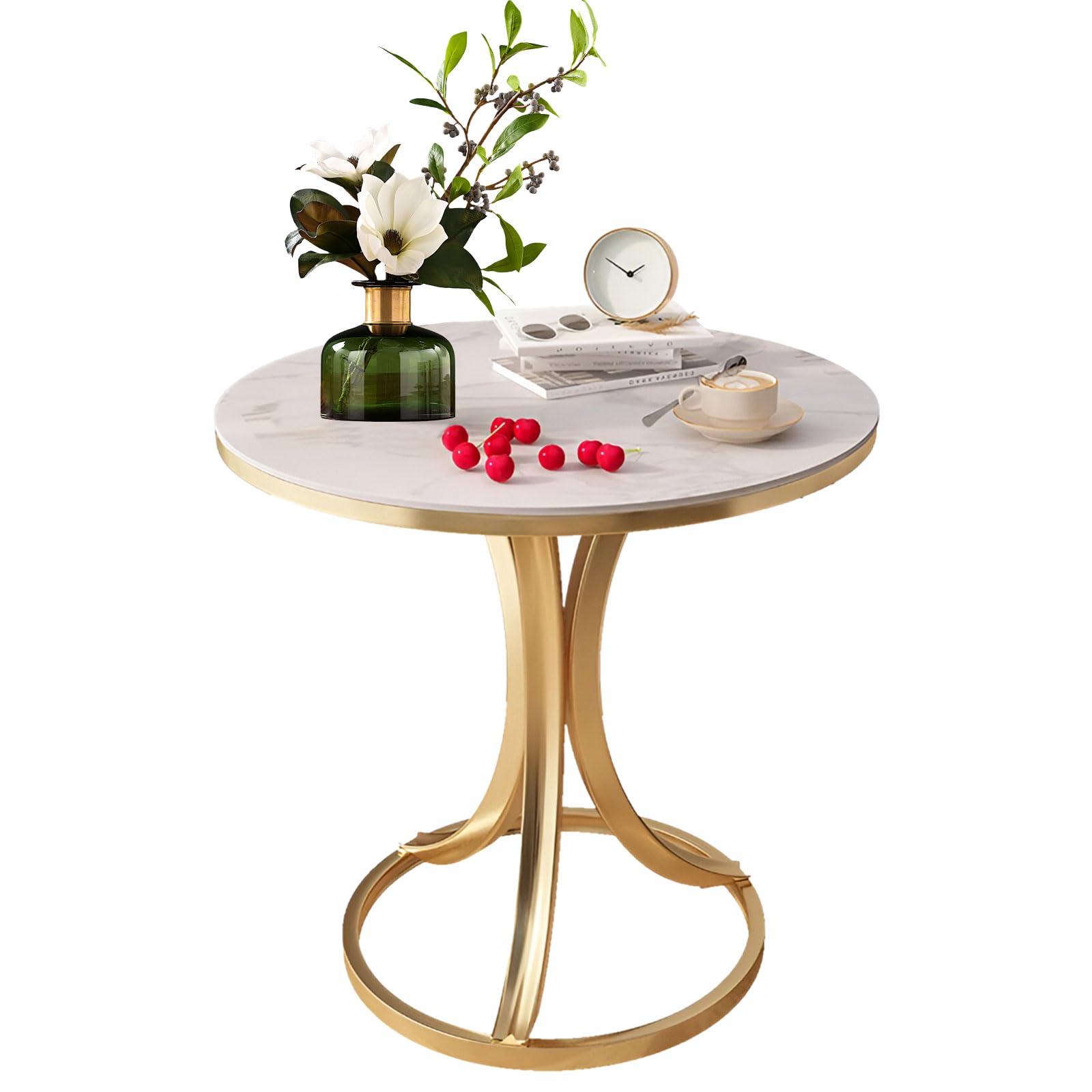 Table de chevet moderne dorée AIZYR au design épuré pour chambre chic