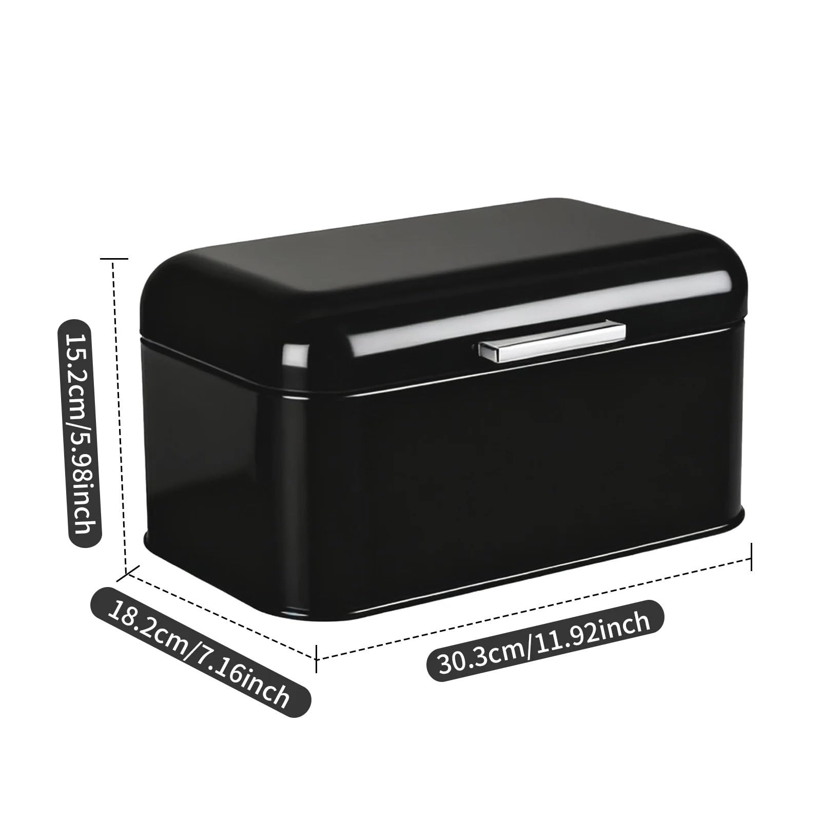 Caja De Pan Metal Contenedor Sólido Para Pan