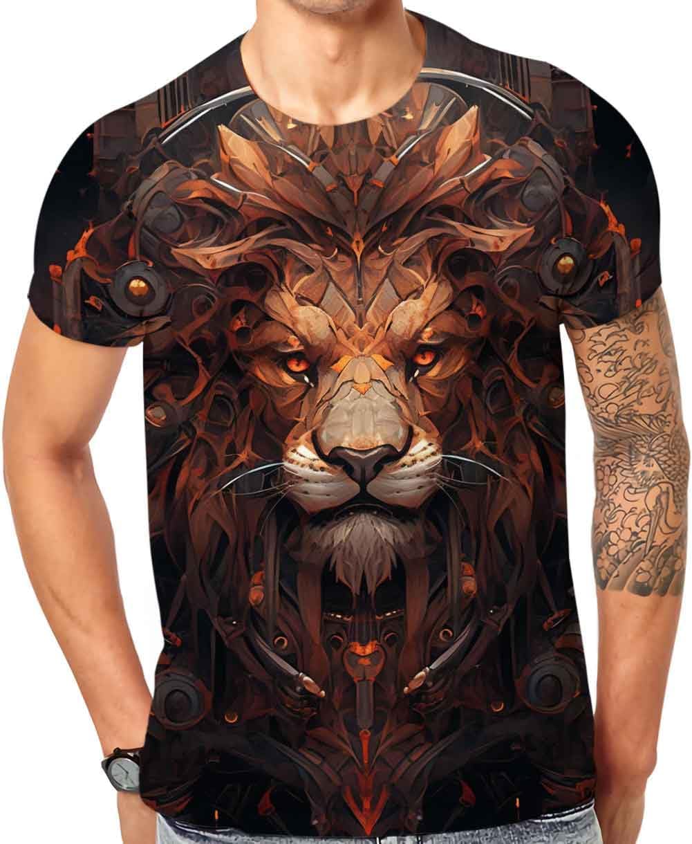 Cndeyike Men's 3D Print Graphic T-Shirt - Cool & Funny Design Tees - View #12