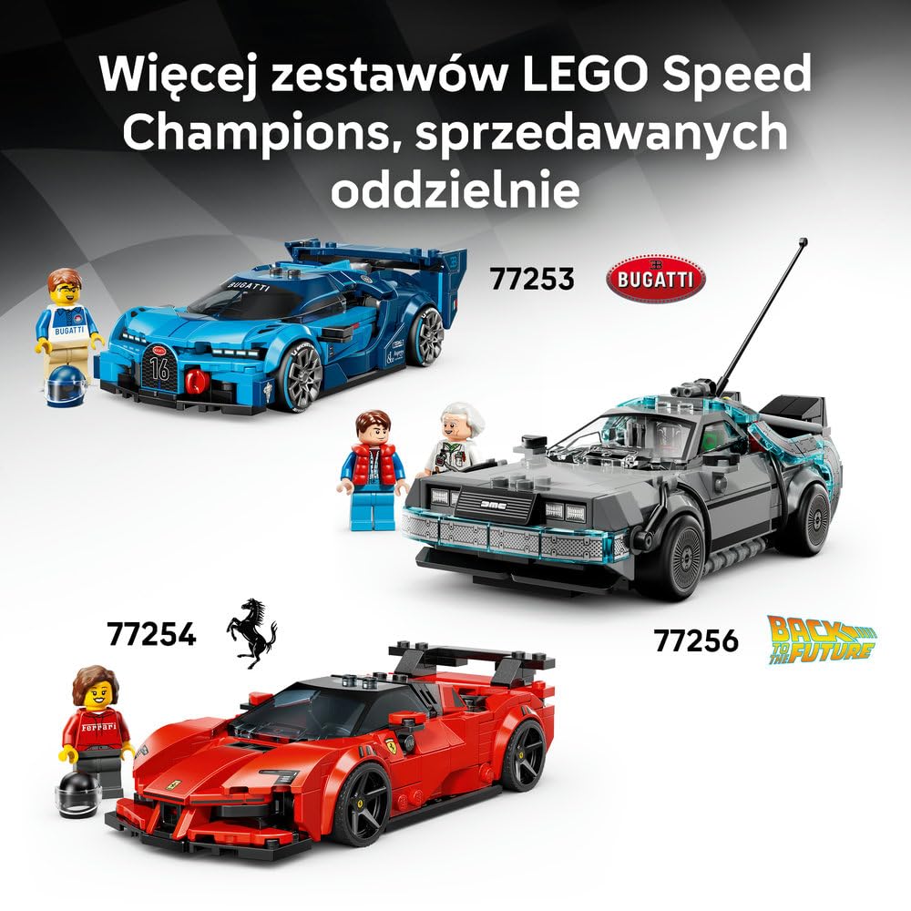 LEGO Speed Champions McLaren W1 77257 | Model samochodu McLaren, zabawka dla 9-latka, prezent dla chłopców i dziewczynek, zestaw klocków dla dzieci, 287 elementów