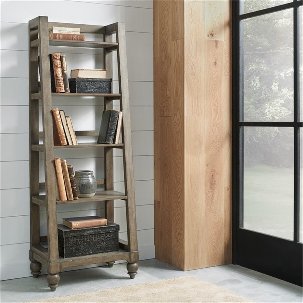 LIBERTY FURNITURE INDUSTRIES, INC. Americana Farmhouse Leaning Pier Bookcase