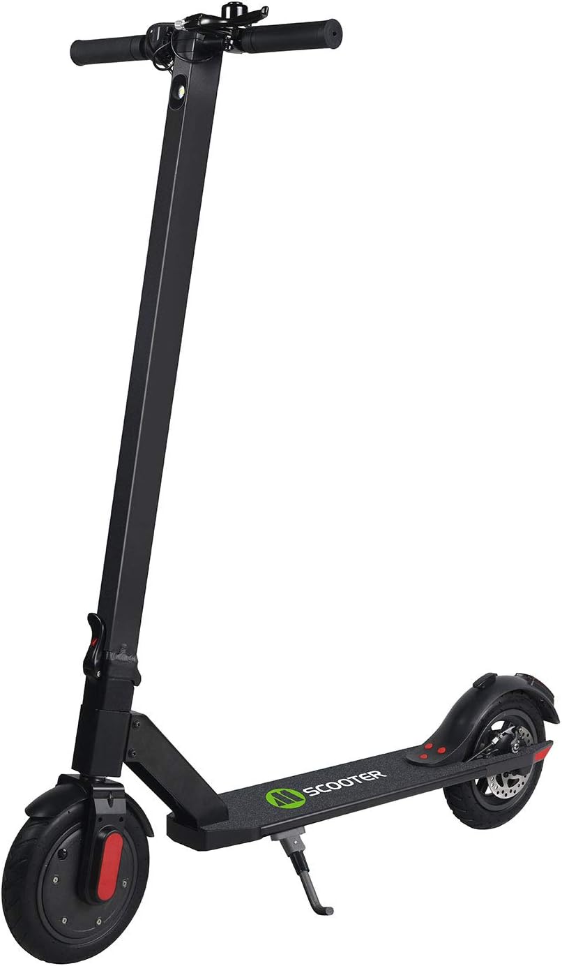 Electric Scooter LG Battery Powered 8.5" Foldable E-Scooter, Lightweight Speed Adjustable Kick Start Standing Scooter, 18-22 KM Long Range, 36V Energy Recovery Street Scooter for Adult and Kids
