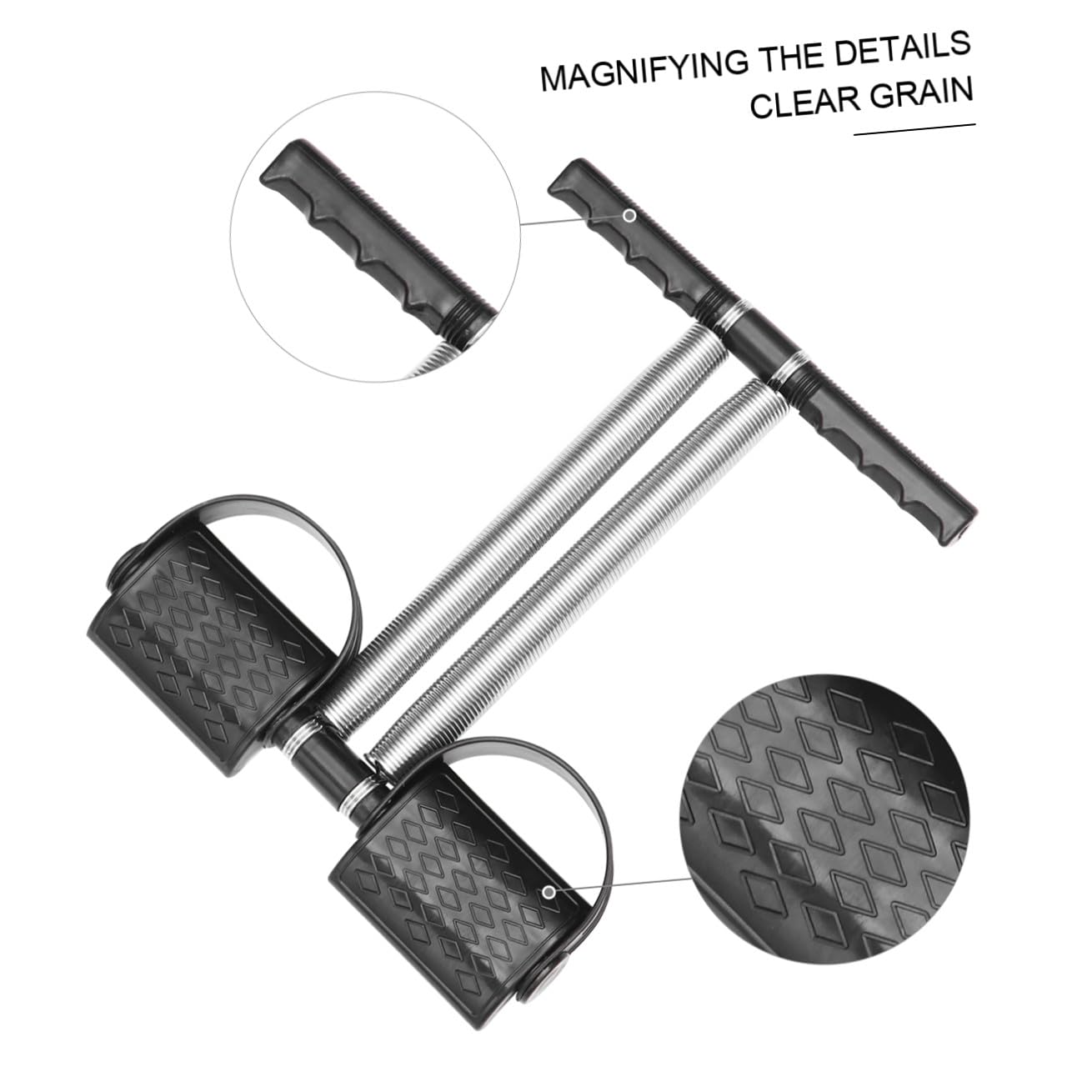 Tensor de Pedal de pie Equipo de Fitness para Gimnasio en casa Gimnasia Primavera fortalecimiento Interior Tensor de Pedal de Ejercicio Deportivo Pedal para Tirar de la Azul