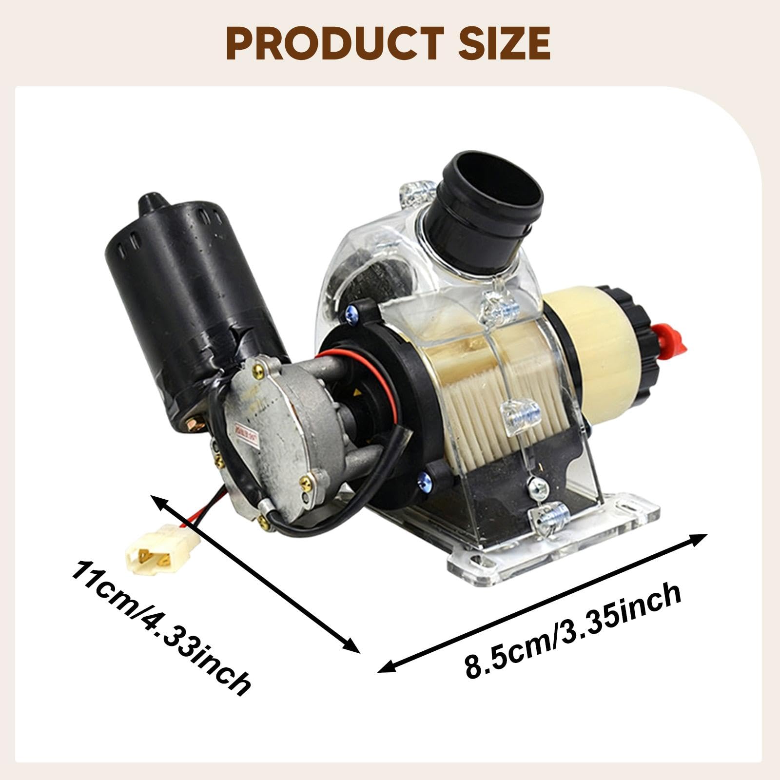 Contenitore Elettrico per Fertilizzanti da 12 V, Accessorio Compatto E Facile da Installare.