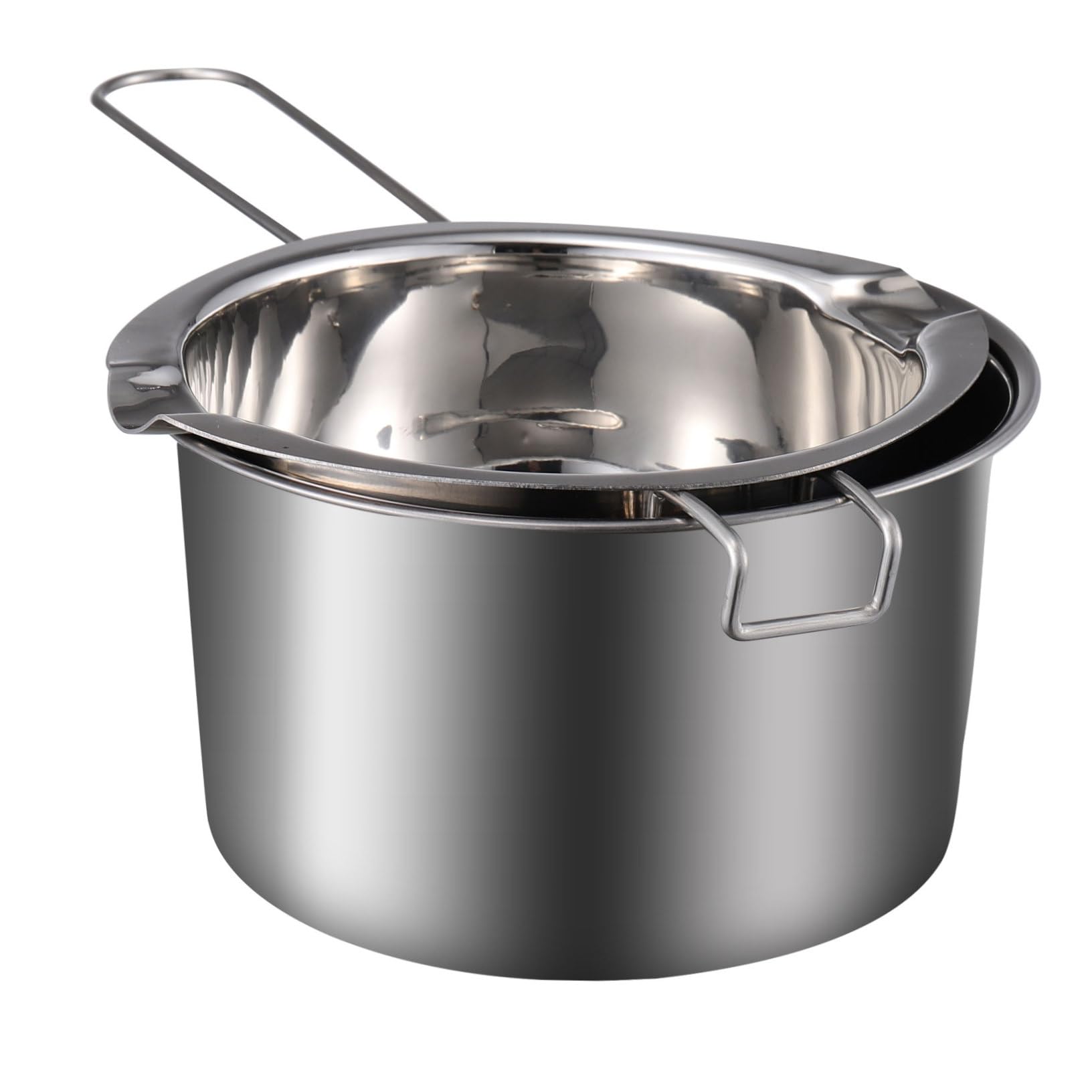 Mikinona Candy Warmer Boiler Double Boiler Pot Set 14cm Small Pot for Chocolate Butter Candy Melting