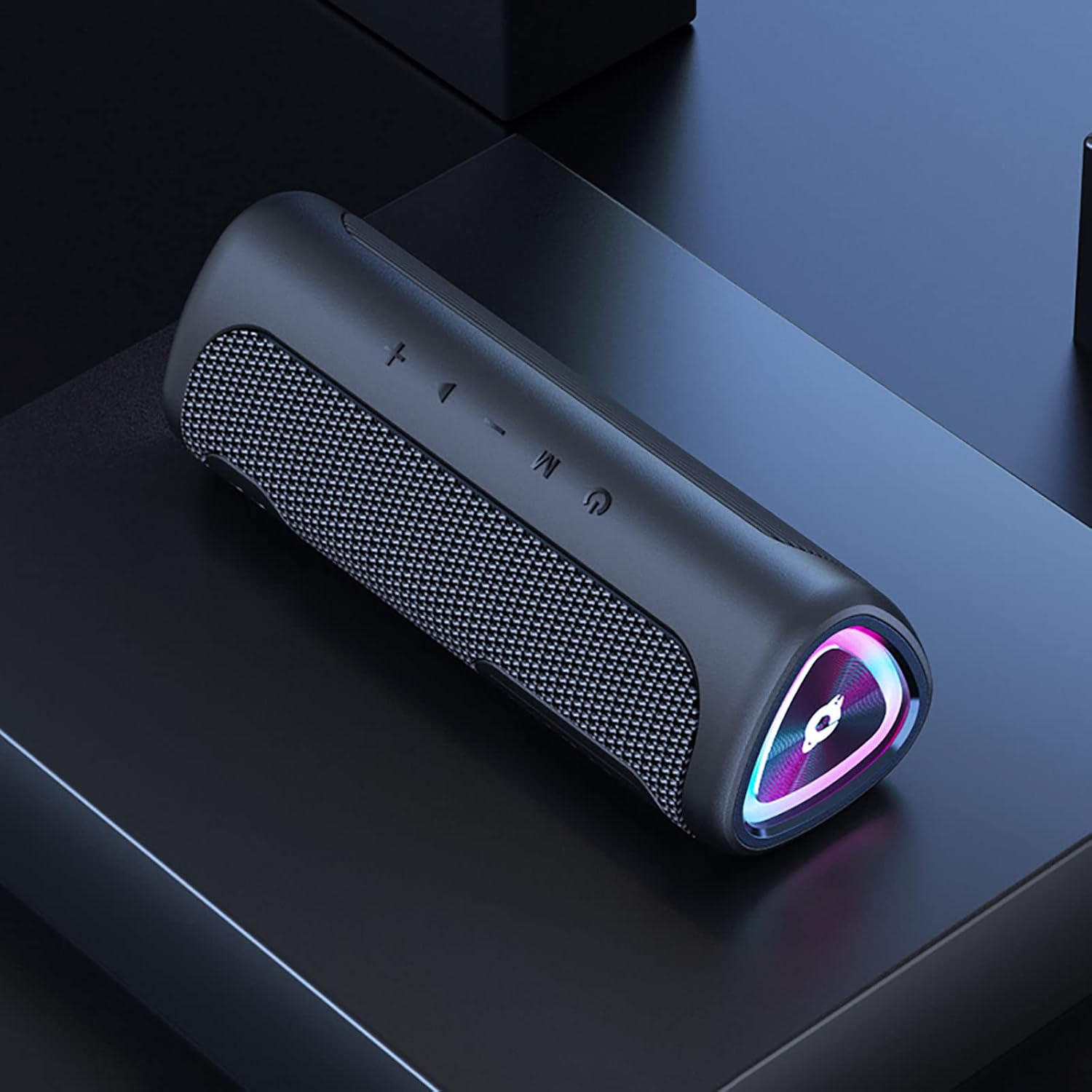 見事な創造力 ブルートゥーススピーカー Ipx6防水ポータブルワイヤレススピーカー 大音量のステレオサウンドとブームの低音 車用 パーティー 家庭